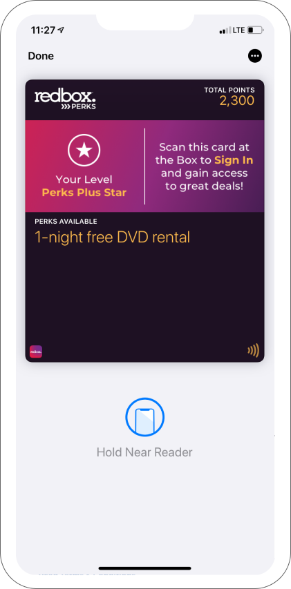 Apple Wallet Pass Front